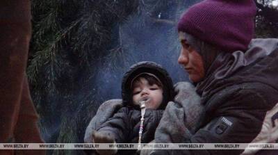 ФОТОФАКТ: Восьмой день беженцев на белорусско-польской границе