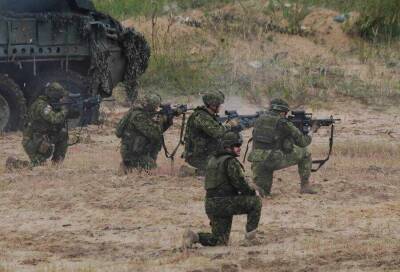 В Латвии начались военные учения у границы с Белоруссией