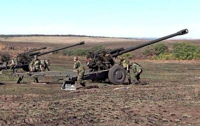 Ополченцы впервые за долгое время применили 152-мм артиллерию