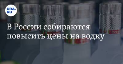 В России собираются повысить цены на водку