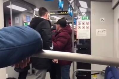 Пассажиры поезда на МЦК устроили массовую драку с приезжими