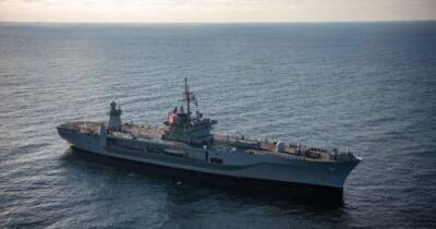 Американский флагман Mount Whitney покидает Черное море