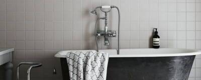 Не бойтесь использовать серый цвет при оформлении ванной комнаты