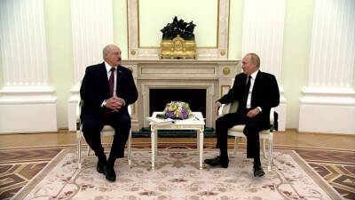 "Мерзопакостное" поведение: что обсуждали Путин и Лукашенко