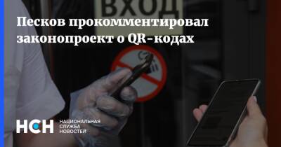 Песков прокомментировал законопроект о QR-кодах