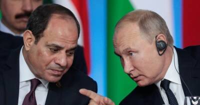 Путин обсудил с президентом Египта реализацию крупных совместных проектов