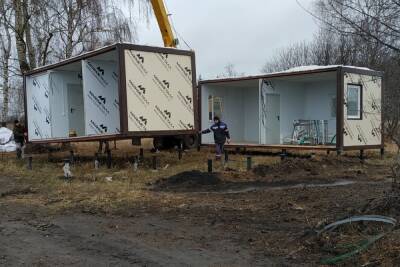 В Башмаковском районе устанавливают модульную конструкцию фельдшерско-акушерского пункта