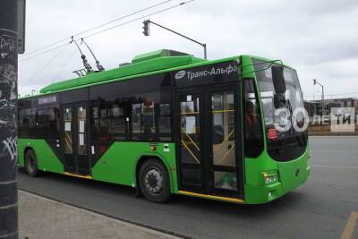 В Казани изменится схема движения троллейбуса №8