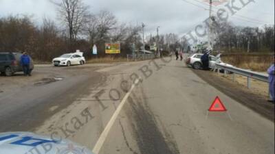Мужчина пострадал в ДТП в Заокском районе Тульской области