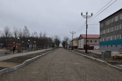 Обновленную улицу Комсомольскую в Поронайске украсят 40 деревьев - sakhalin.info - Поронайск
