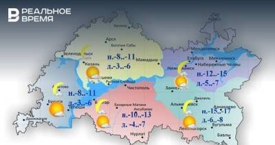 Сегодня в Татарстане снег, метель и до -8 градусов