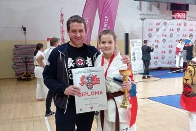 Каратистка из Омска Дарья Могилева завоевала золото первенства Европы по каратэ киокусинкай