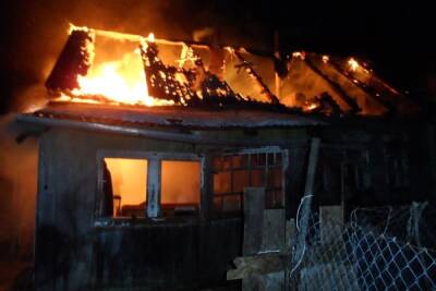 В Ивановской области сгорел частный дом