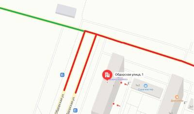 Внесены изменения в схему дорожного движения на перекрестке улиц Обдорской и Уездной