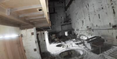 Реакторный зал ЧАЭС сняли на видео при помощи дрона впервые с момента аварии