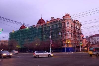 Реставрацию дворца Шумовых в Чите продлили до ноября 2022 года