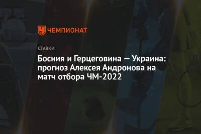 Босния и Герцеговина — Украина: прогноз Алексея Андронова на матч отбора ЧМ-2022