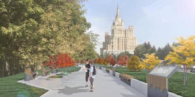 Собянин показал проект благоустройства Конюшковской улицы