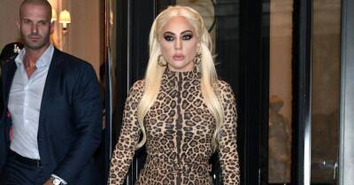 Маурицио Гуччи - Патриция Реджани - Леди Гага прогулялась по улицам Милана в дерзком леопарде с головы до ног - skuke.net