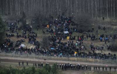 «Атакуют камнями»: мигранты пытаются прорвать границу с Польшей