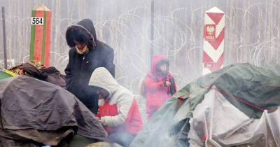 В минобороны Польши заявили, что белорусские силовики вооружили мигрантов шумовыми гранатами