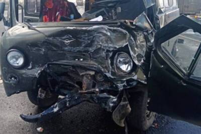 Столкновение УАЗика с грузовиком в Панинском районе, закончилось для одного из водителей летальным исходом