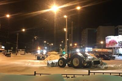 С улиц Мурманска за минувшие сутки вывезено более 3 800 кубометров снега