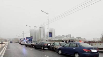 В Минске на ул.Кальварийской за утро произошло более 10 ДТП