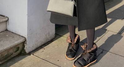 Дутая нейлоновая обувь — модный и уютный тренд сезона