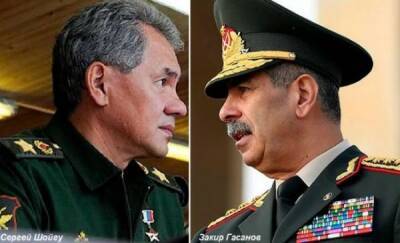 Министры обороны России и Азербайджана обсудили военную эскалацию в Закавказье