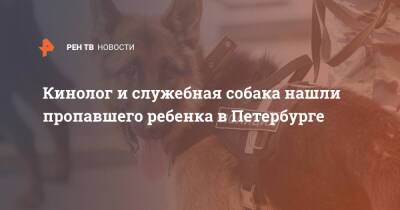 Кинолог и служебная собака нашли пропавшего ребенка в Петербурге