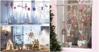 Много красивых идей для украшения вашего окна к новому году: наполните свой дом атмосферой праздника