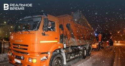 Ночью на уборку улиц Казани выйдут 163 единицы техники