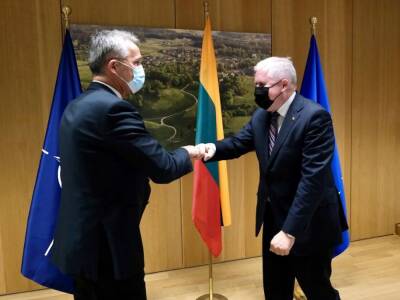 НАТО готово реагировать на изменения ситуации на границе Беларуси и стран Альянса – минобороны Литвы
