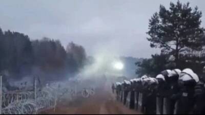 Польская полиция обвинила белорусские спецслужбы в участии в прорыве границы