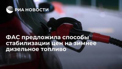 ФАС разработала предложения по стабилизации цен на зимнее дизельное топливо в России