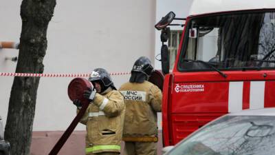 Пожарные локализовали возгорание в подмосковном Серпухове