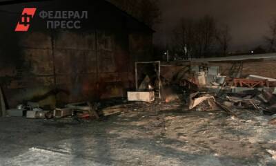 В Екатеринбурге в железной будке нашли сгоревший труп