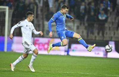 Украина обыграла Боснию и Герцеговину и вышла в плей-офф отборочного турнира ЧМ-2022