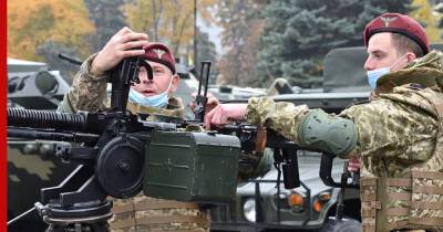 Украинские военные провели учения возле границы с Крымом - profile.ru - Украина - Крым - район Россией