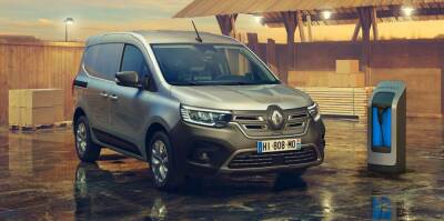 Компания Renault представила в Европе электрический фургон Kangoo нового поколения