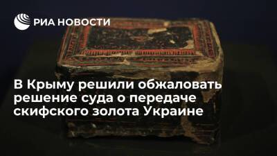 Директор крымского музея Умрихина: жалобу на решение о скифском золоте подадут до февраля