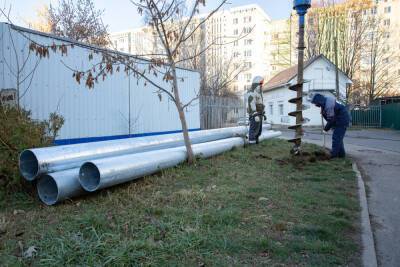 В Ставрополе строят новые линии уличного освещения
