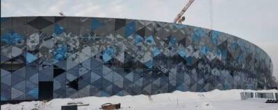 На новой ледовой арене в Новосибирске завершили остекление малых арен