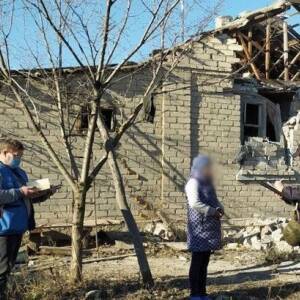 Боевики обстреляли село в Донецкой области. Фотофакт