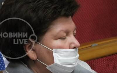 Александр Гончаров - Нардеп уснула в Раде во время заседания - korrespondent.net - Украина