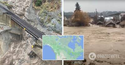 Наводнение в Британской Колумбии: что происходит в Канаде - масштабы разрушений - фото и видео