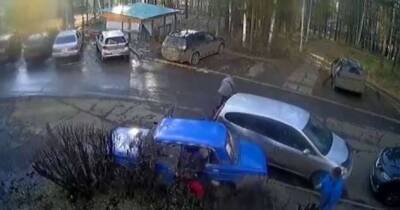 В Иркутской области подросток угнал машину знакомого, устроил ДТП и сбежал (1 фото + 1 видео)