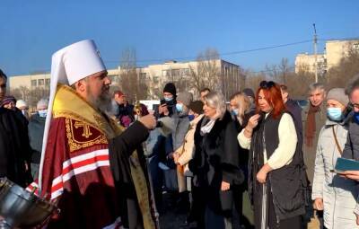 Глава ПЦУ митрополит Епифаний прибыл в Северодонецк: видео