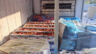 Видео: в Иерусалиме предотвращена контрабанда 19 тонн овощей из Газы